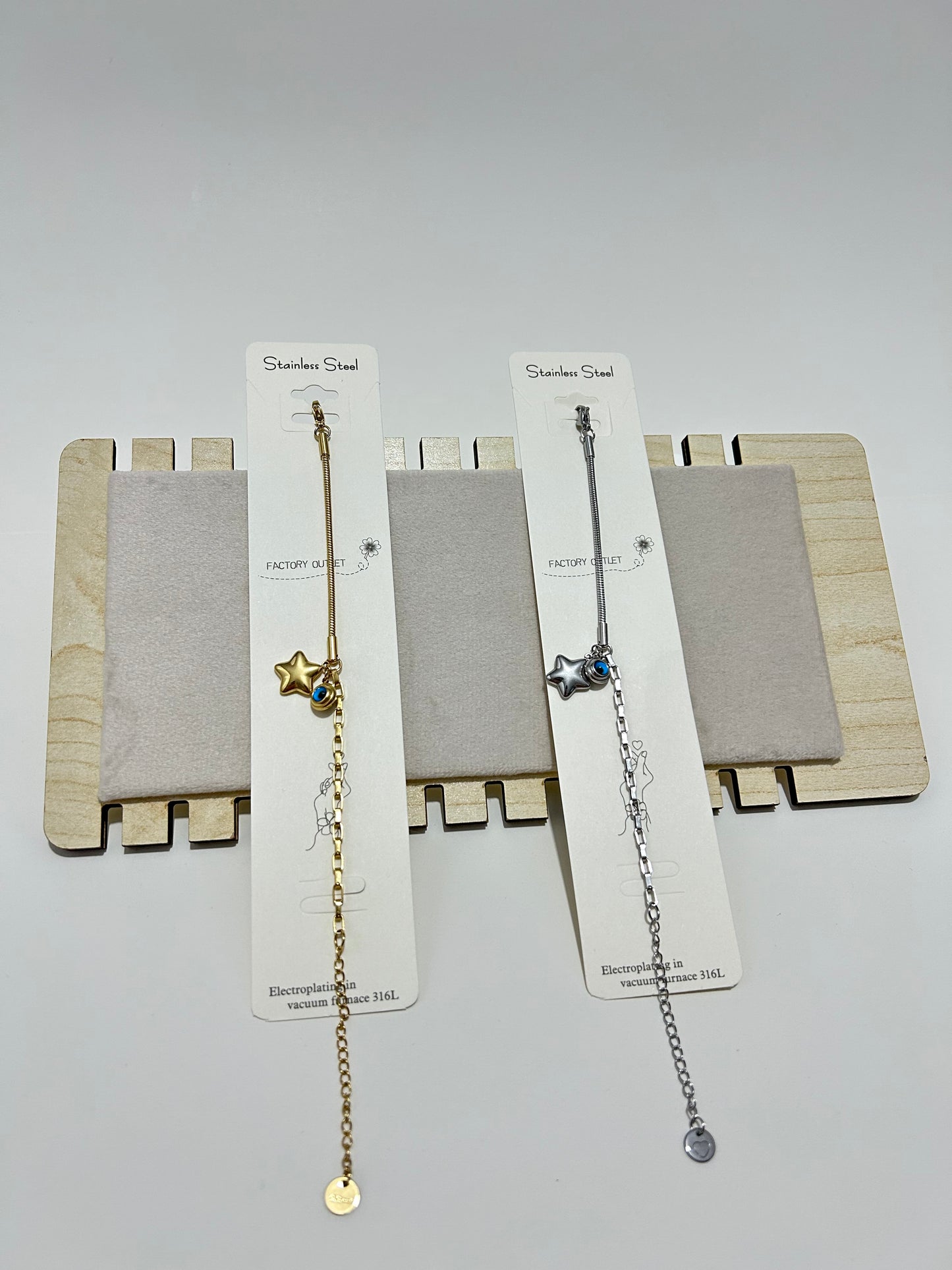 Altın & Gümüş Civciv Gözü Bileklik